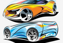 跑车漫画图,跑车漫画图中的速度传奇